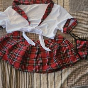 Shein lingerie school girl